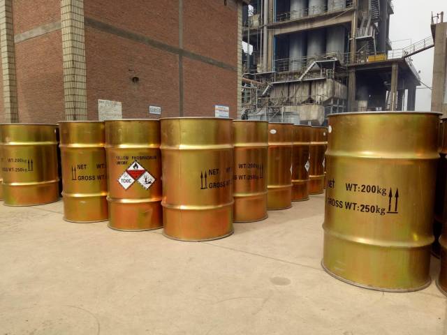 Yellow Phosphorus in drums